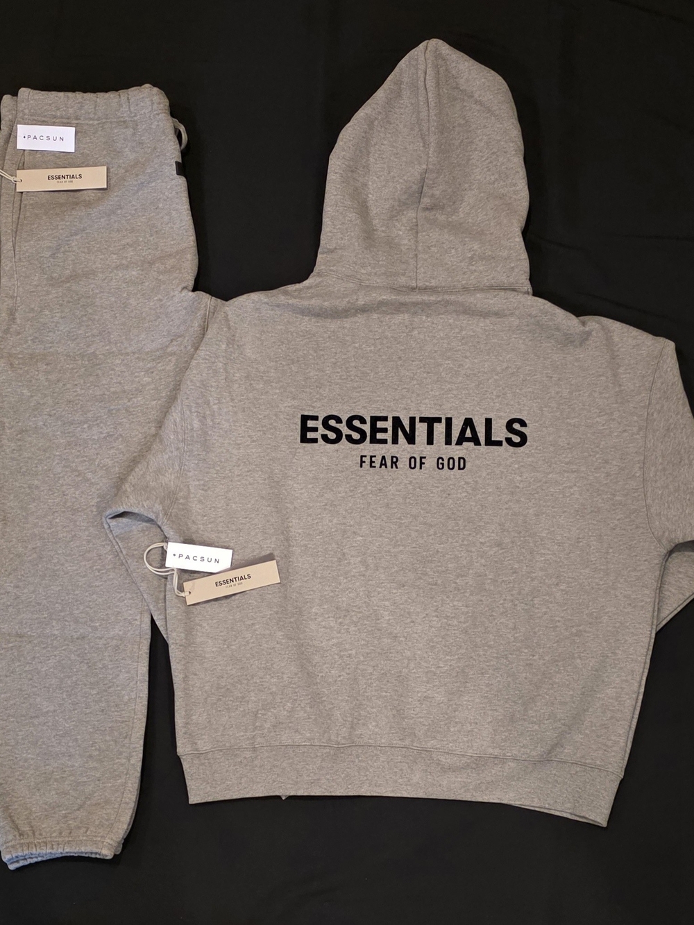 Fear of God Essentials Gray Hoodie & Sweatpants Set 2 Pieces ✅️ (All Sizes)